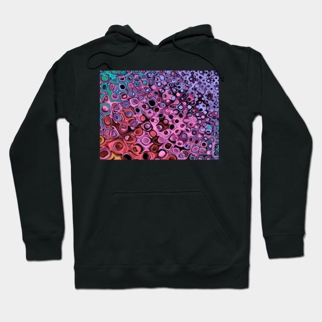 Abstract Cells Pattern Hoodie by pinkal